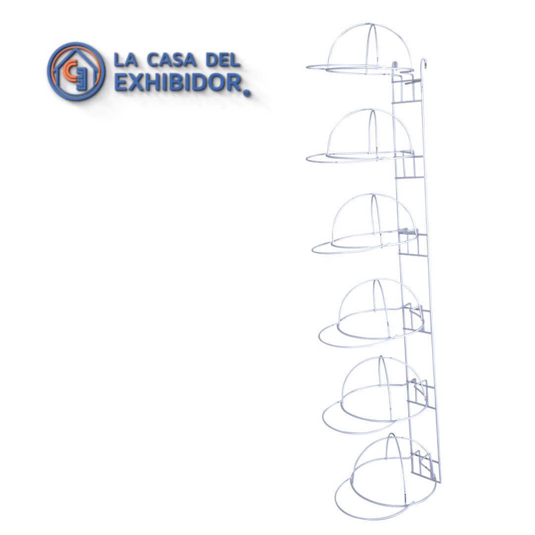 Porta Gorra de 6 para Reja